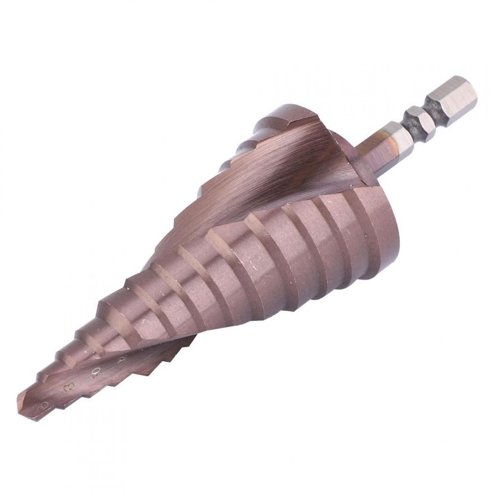 for Perforating Various Materials Deburring Step Drill Bit 6-35 Convenient to Use High Strength No Need for Center Punch Cobalt Coating Drill 